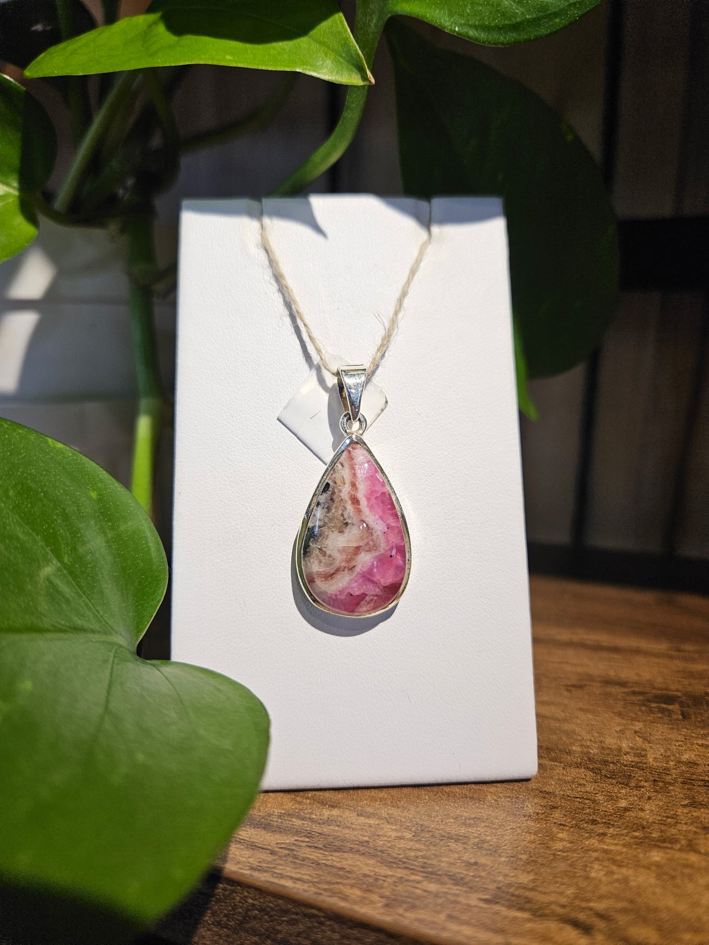 Rhodochrosite Pendant