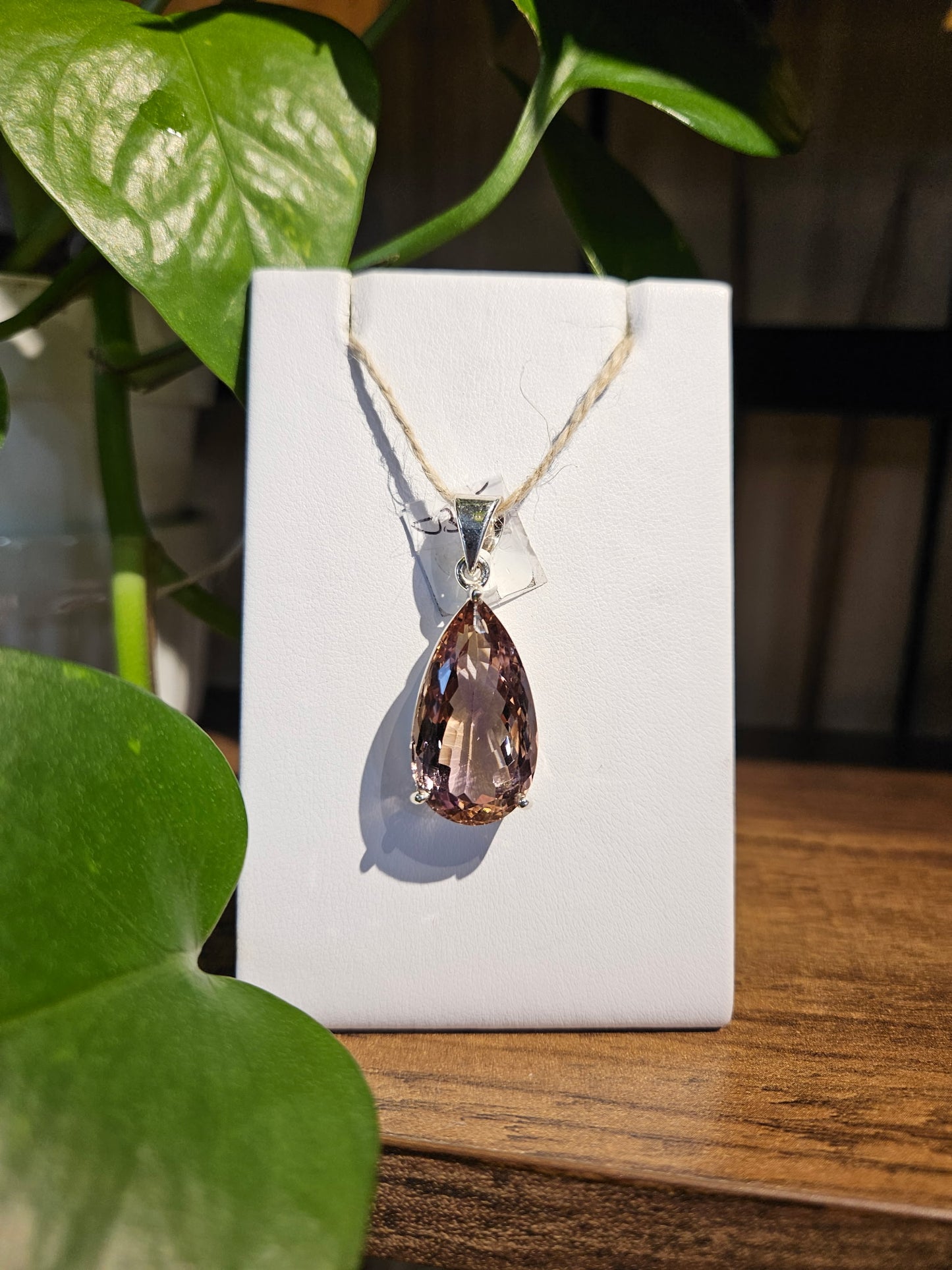 Ametrine Facet Pendant