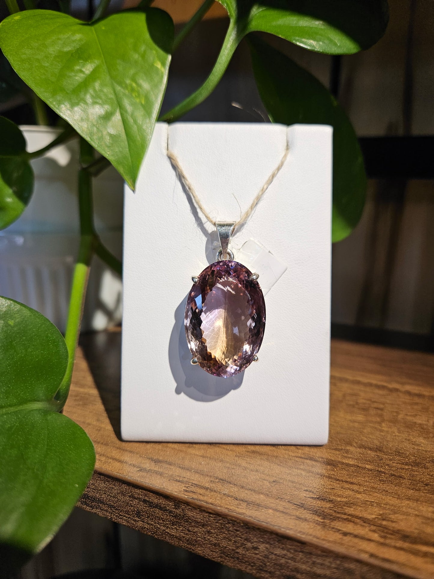 Ametrine Facet Pendant