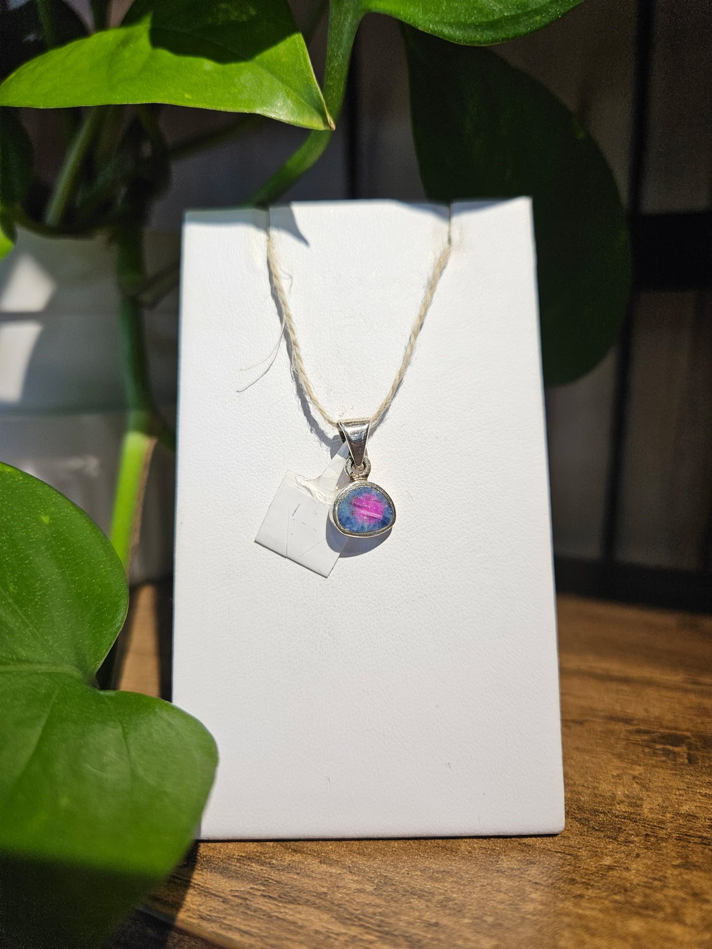 Ruby in Kyanite Pendant