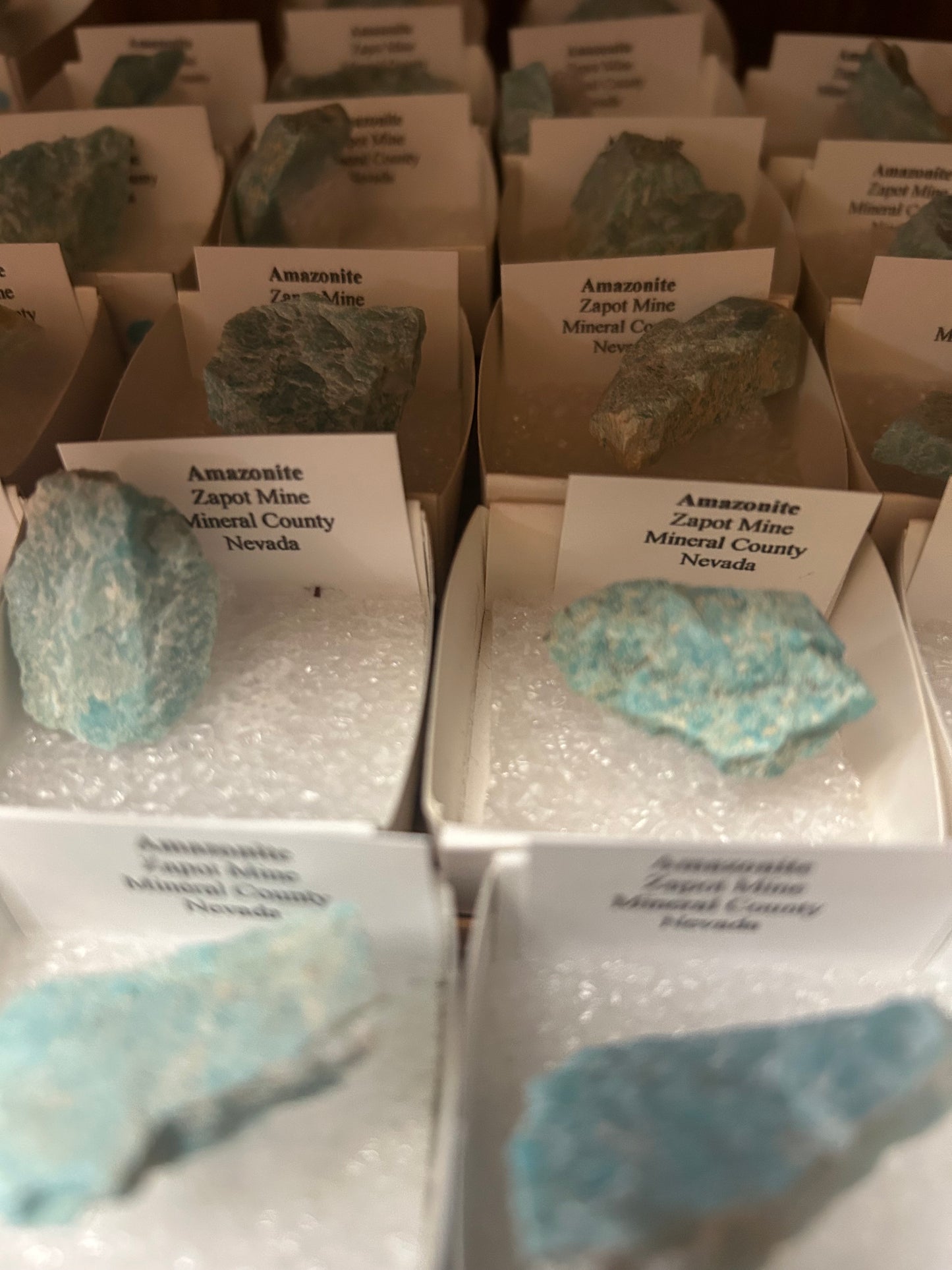 Amazonite Specimens Nevada