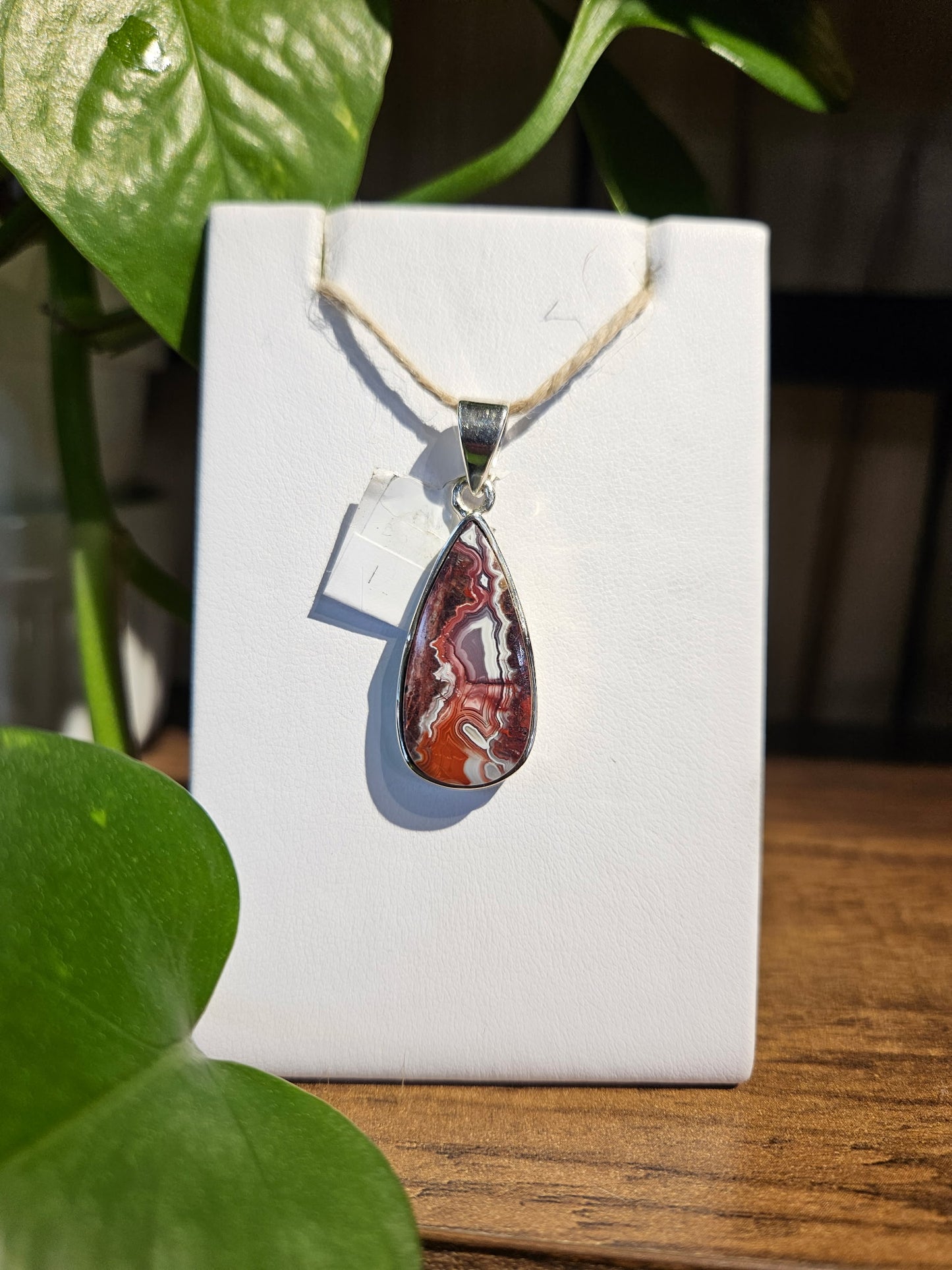 Crazy Lace Agate Pendant