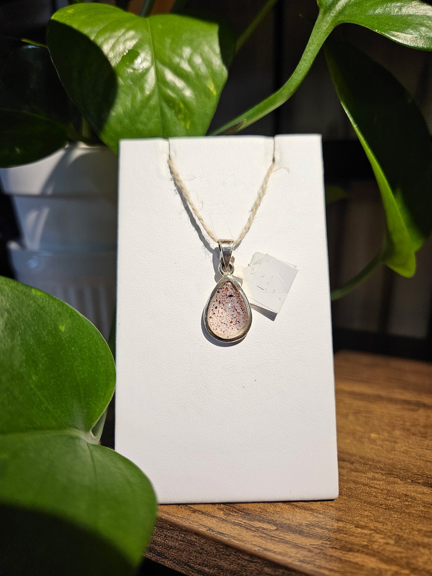 Harlequin Quartz Pendant