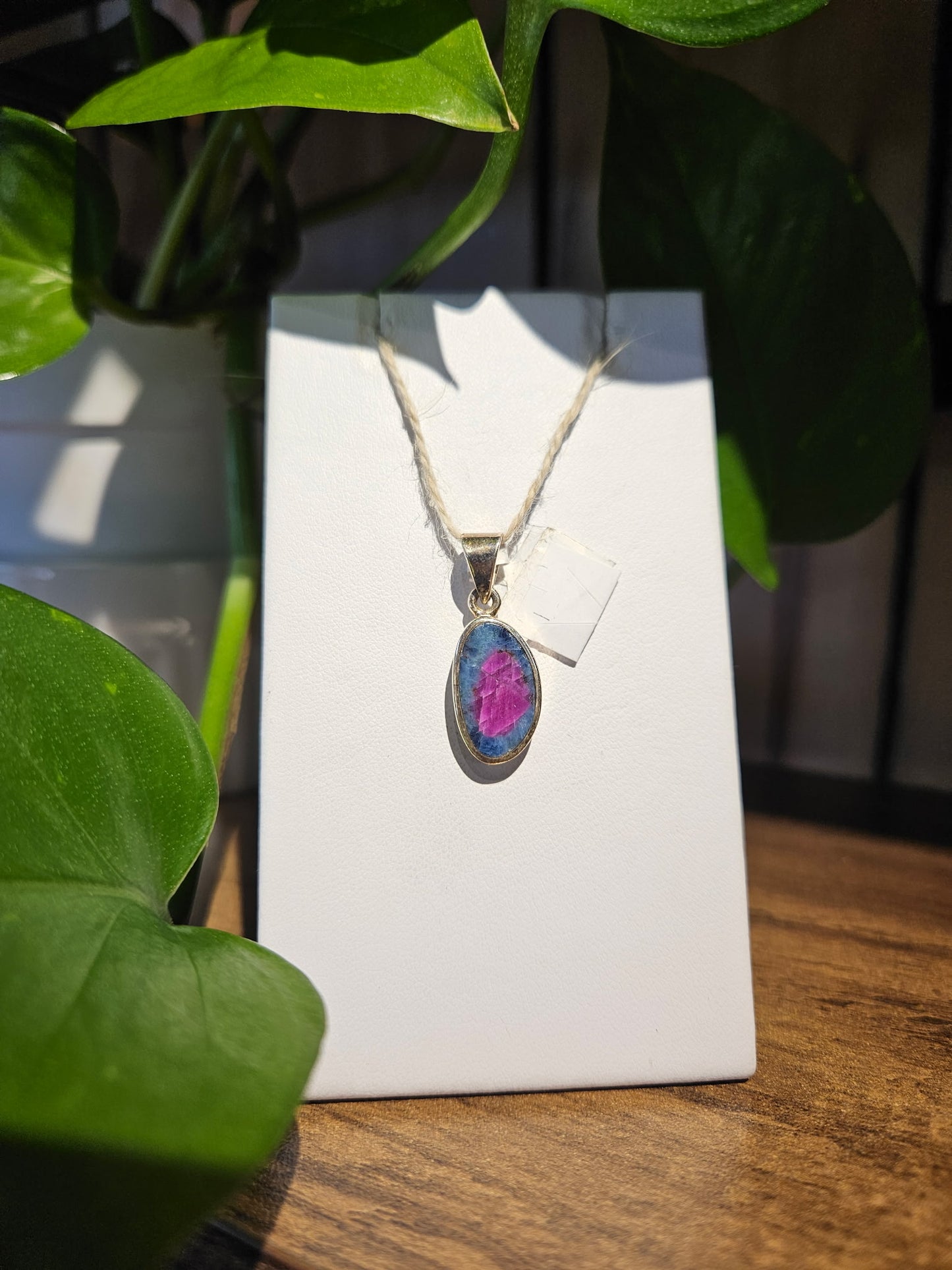 Ruby in Kyanite Pendant