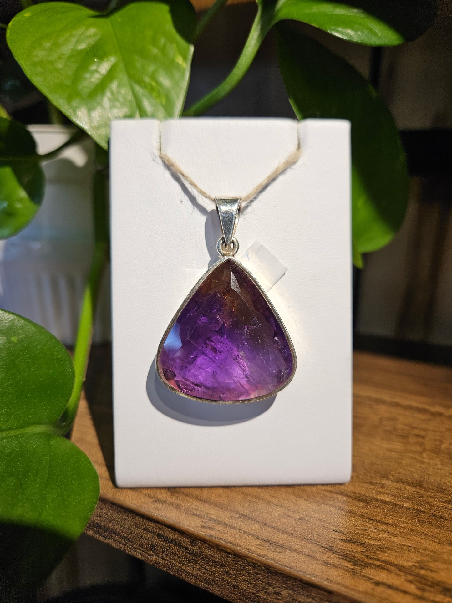 Ametrine Facet Pendant