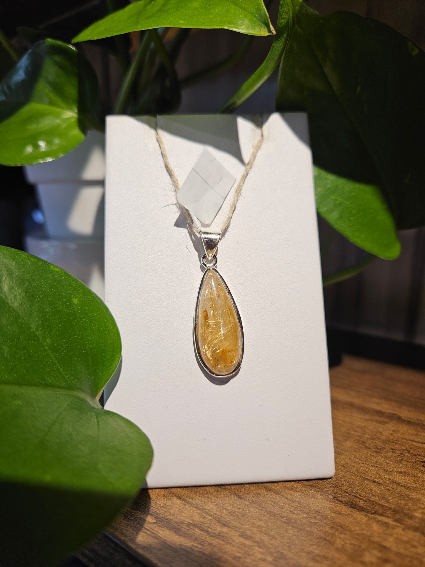 Rutilated Quartz Pendant
