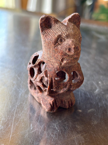 Hand Carved Soapstone Animals Mountain Mineral Market