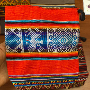 Embroidered Patterned Pouch Mountain Mineral Market