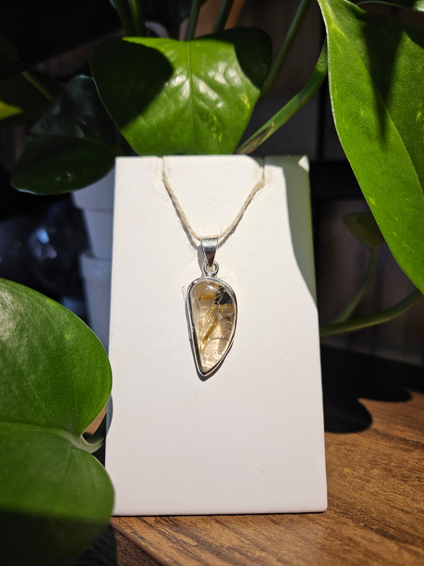 Rutilated Quartz Pendant