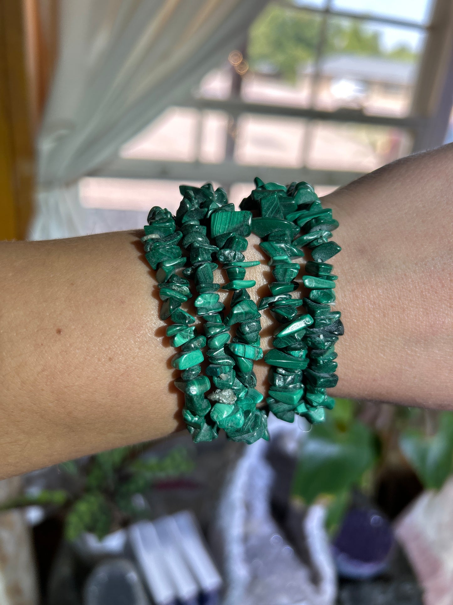 Gemstone Chip Bracelets