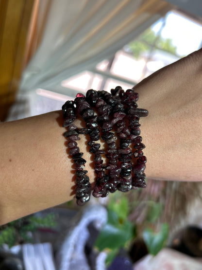 Gemstone Chip Bracelets