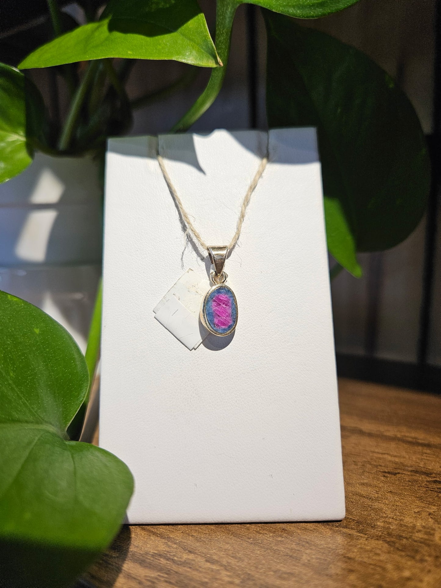 Ruby in Kyanite Pendant