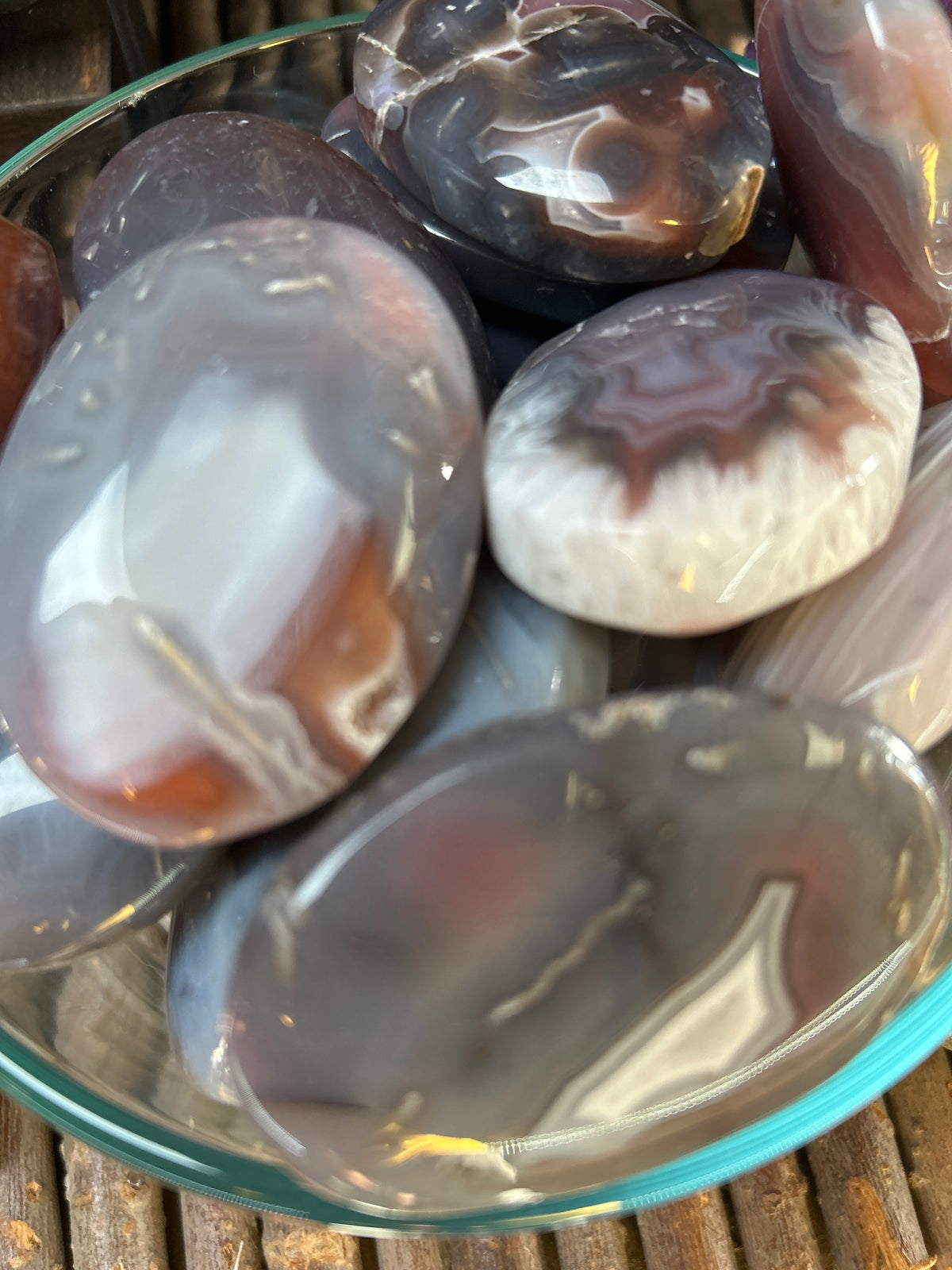 Swazi Agate Palmstones