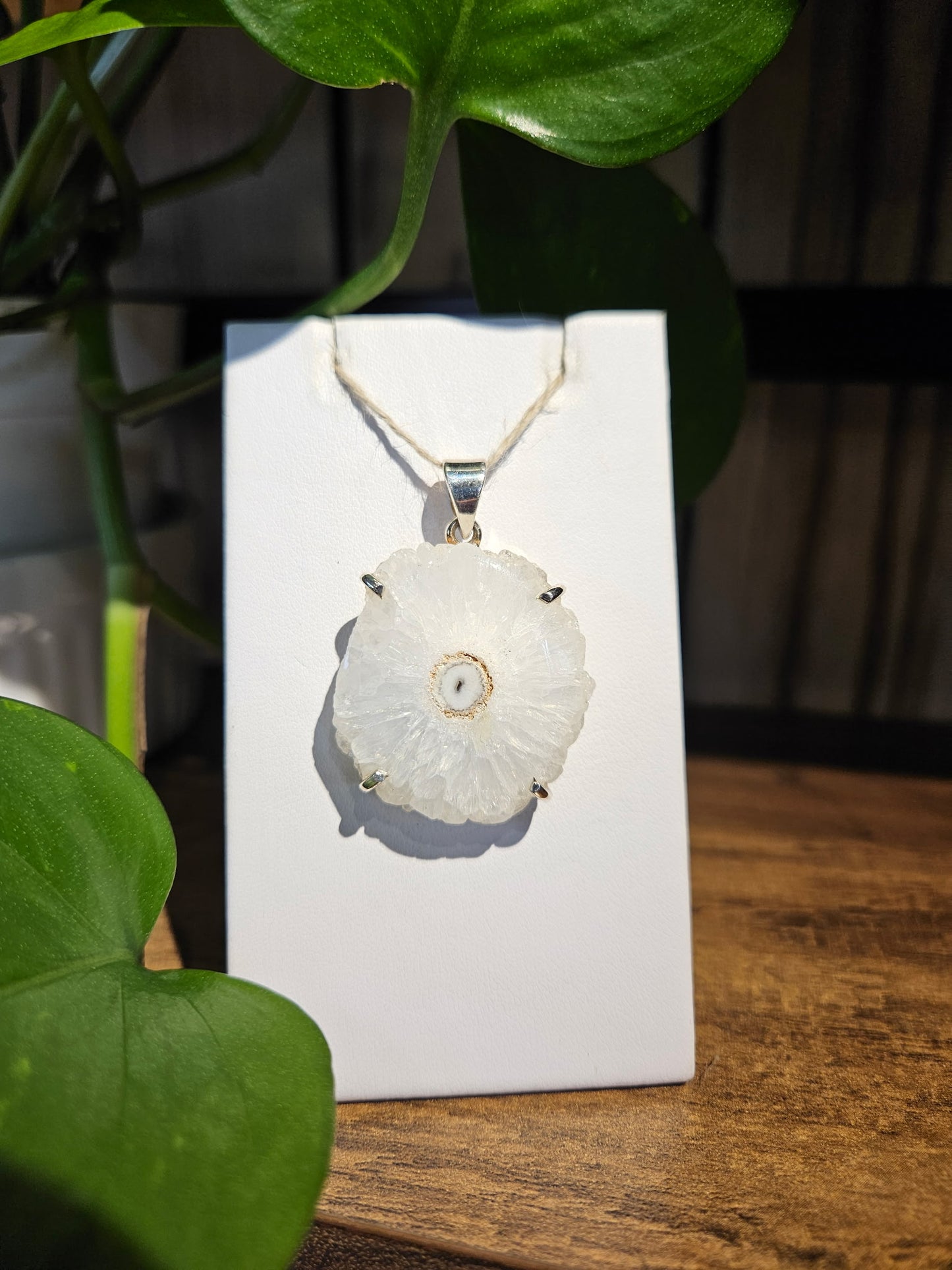 White Stalactite Pendant
