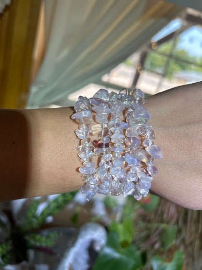 Gemstone Chip Bracelets