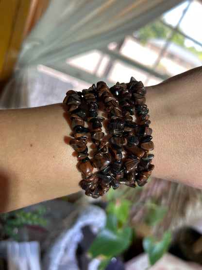 Gemstone Chip Bracelets