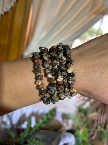 Gemstone Chip Bracelets
