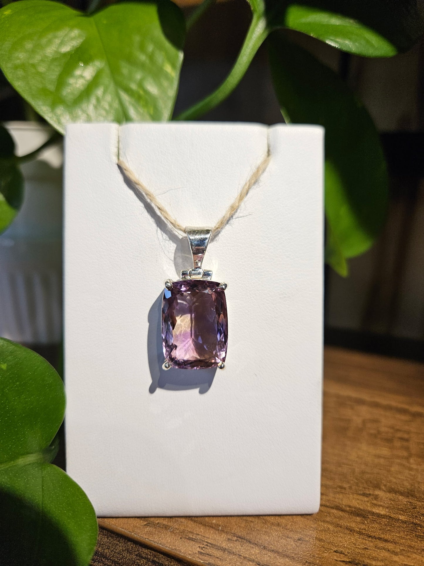 Ametrine Facet Pendant