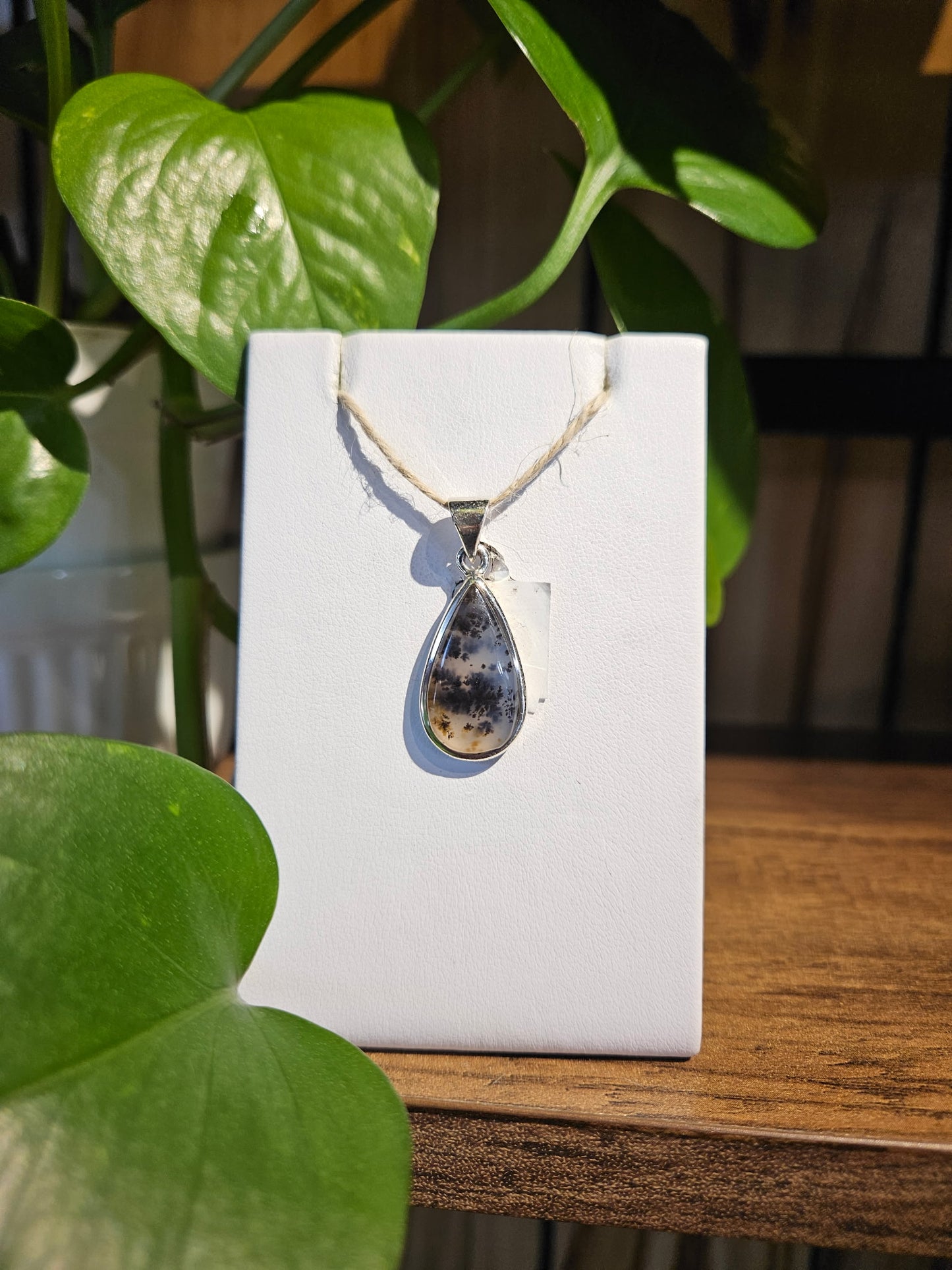 Dendritic Agate Pendant