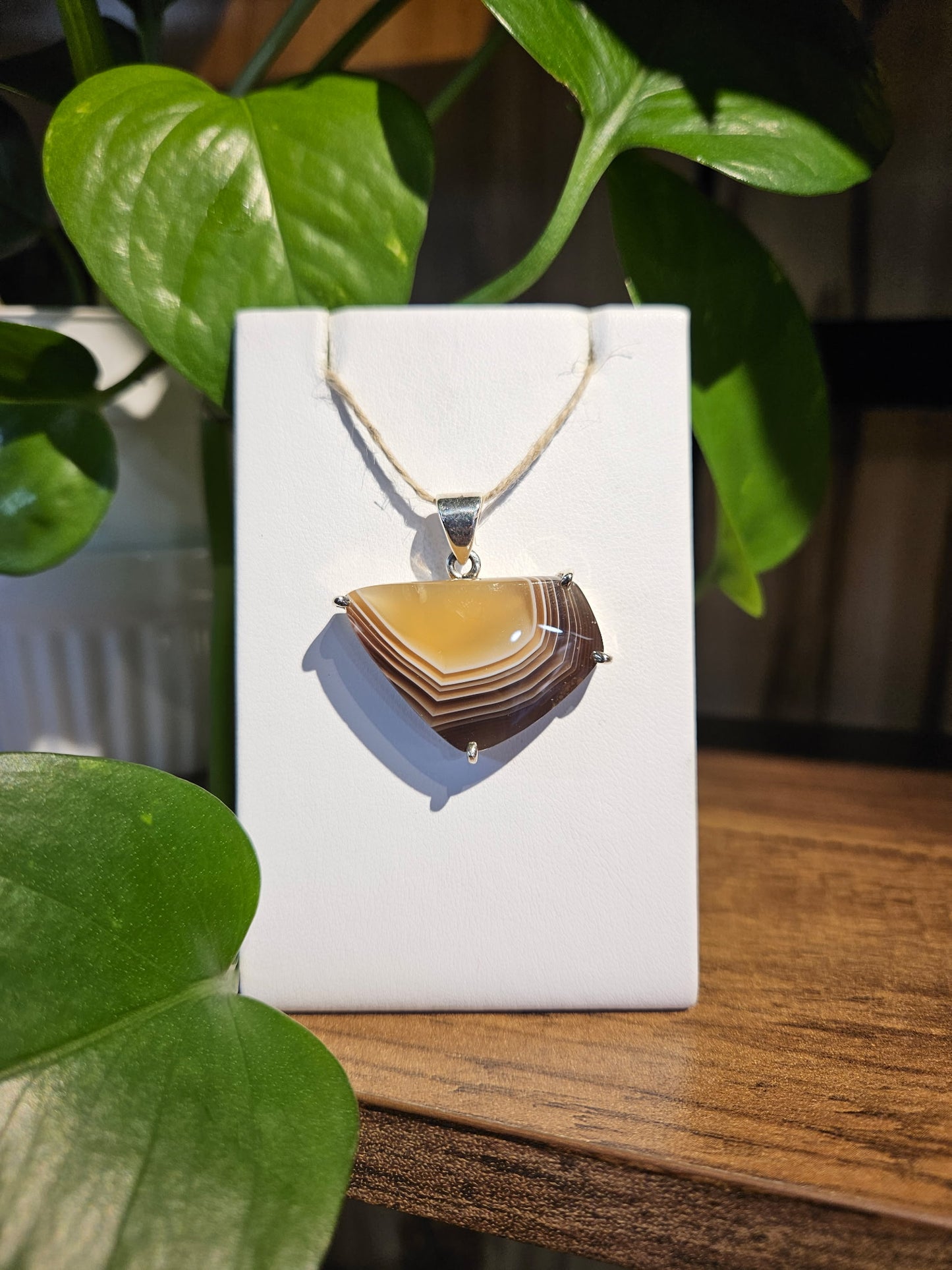 Botswana Agate Pendant