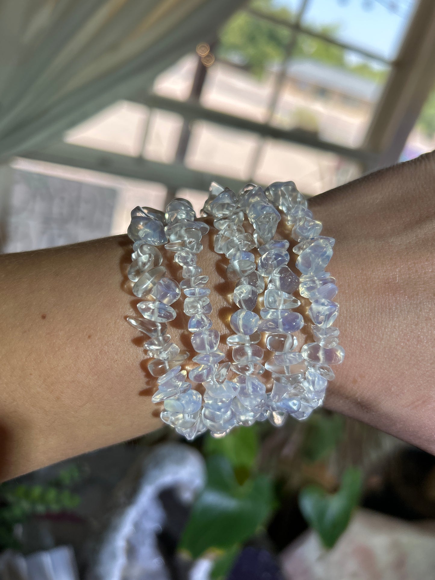 Gemstone Chip Bracelets