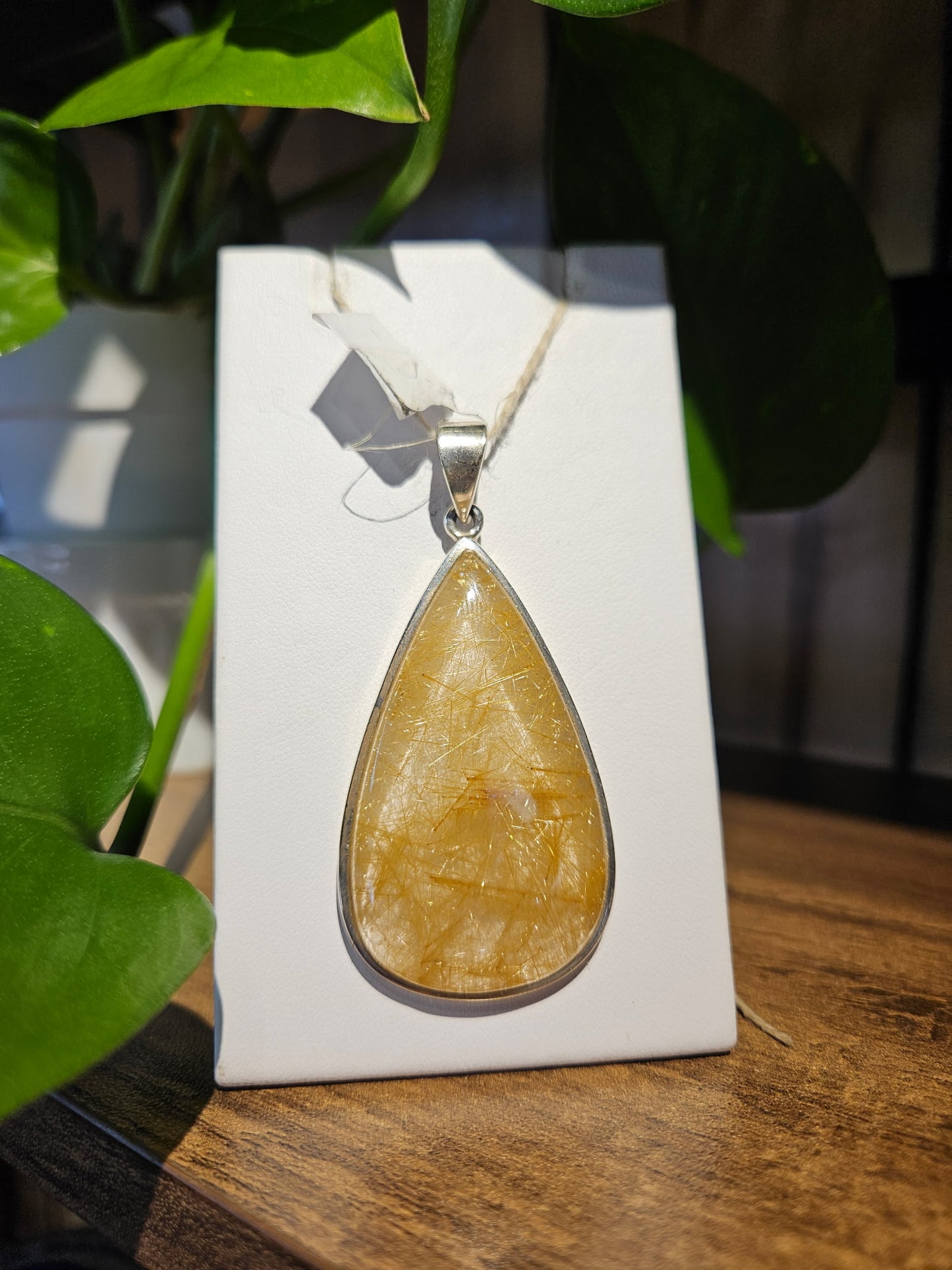 Rutilated Quartz Pendant