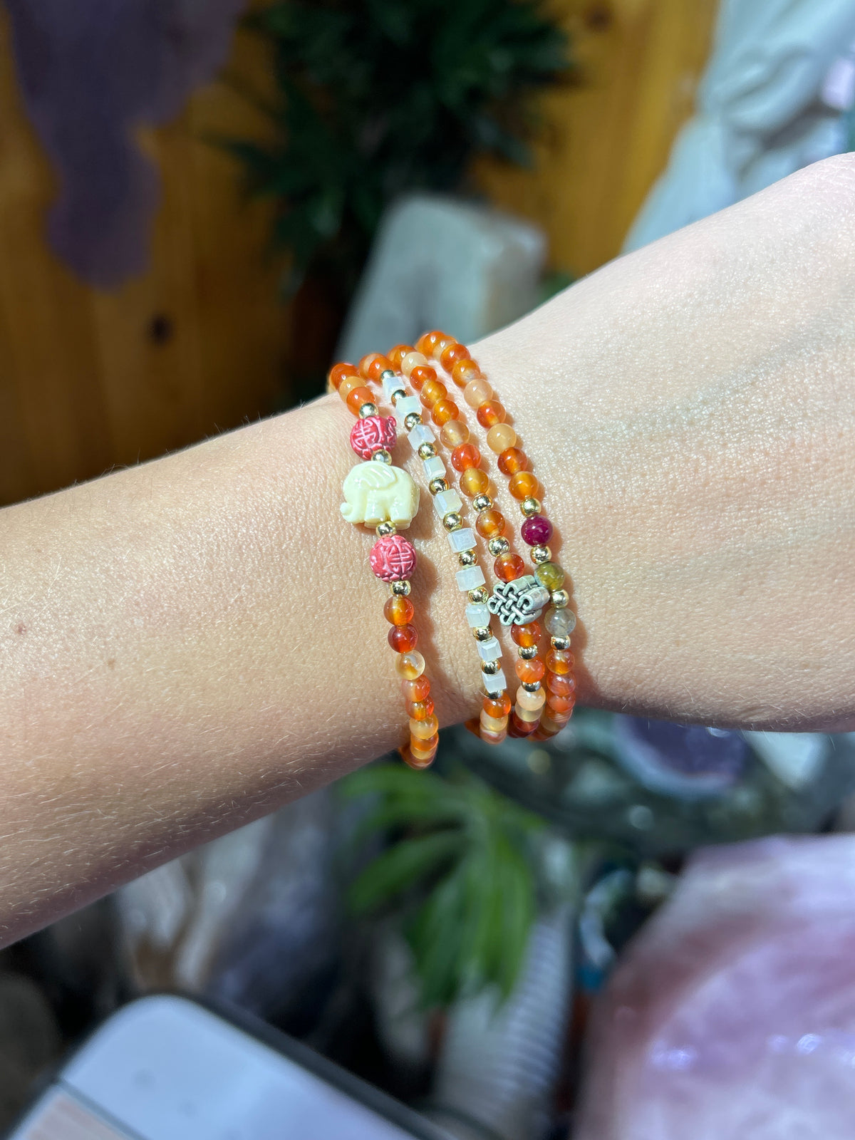 Multi-Way Stretchy Stone Necklace/Bracelet/Anklet