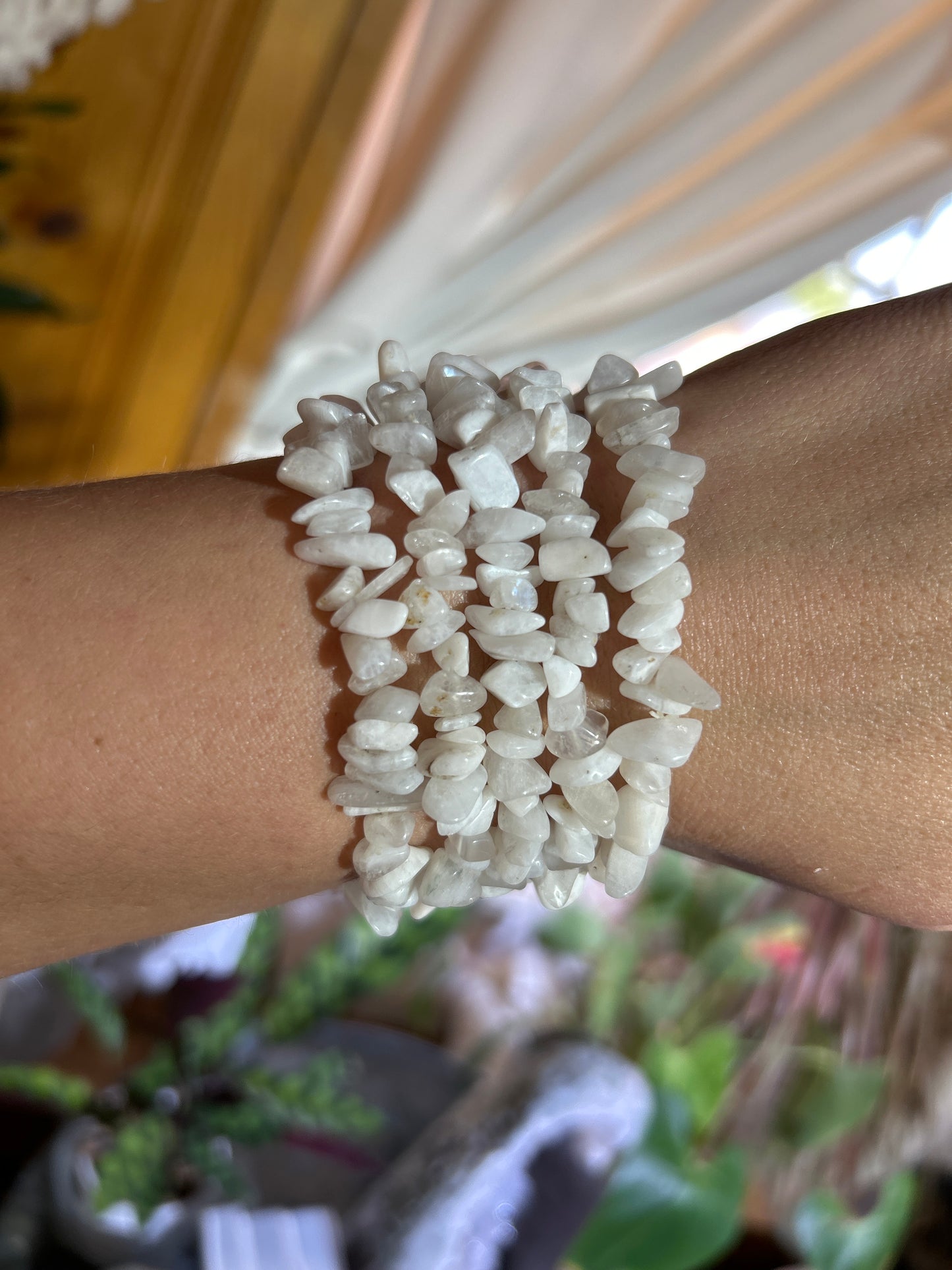 Gemstone Chip Bracelets