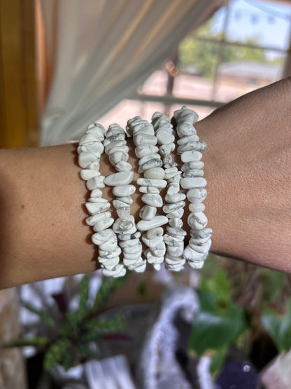 Gemstone Chip Bracelets