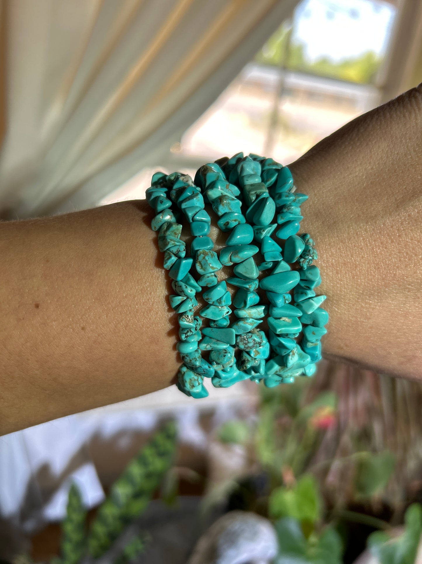 Gemstone Chip Bracelets
