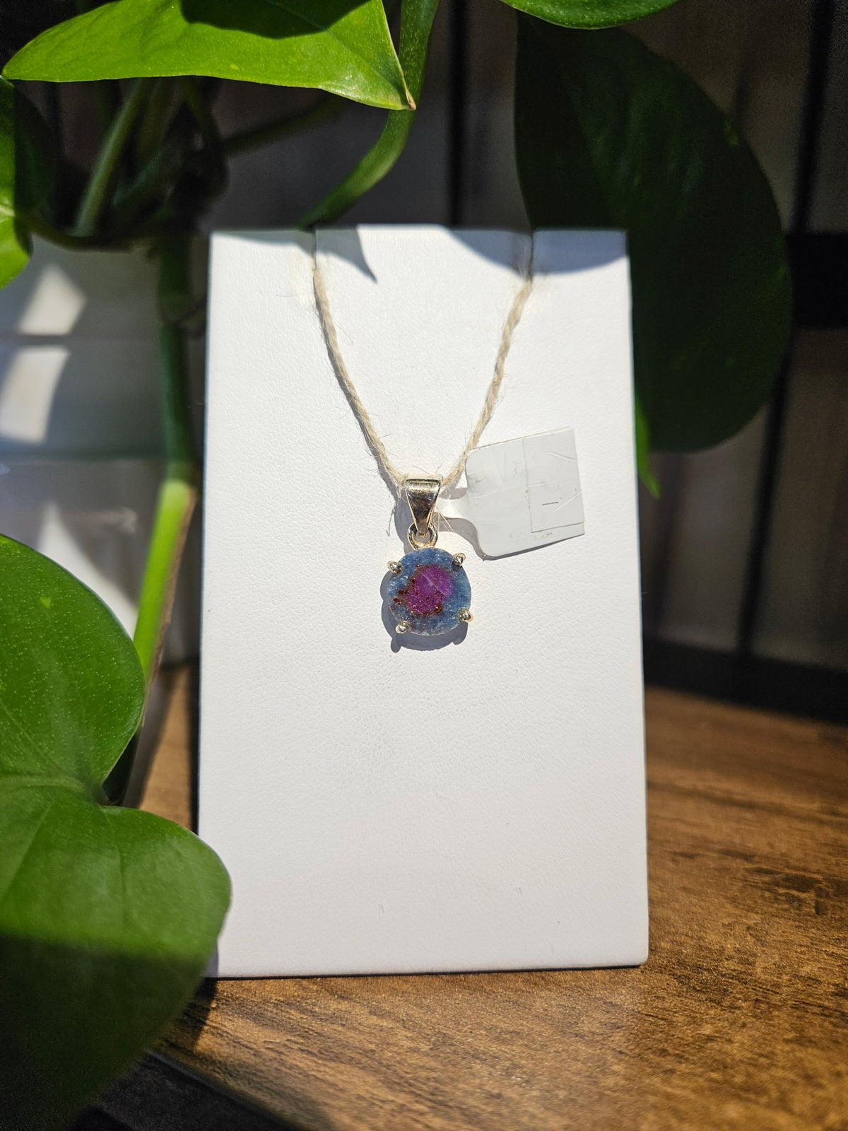Ruby in Kyanite Pendant