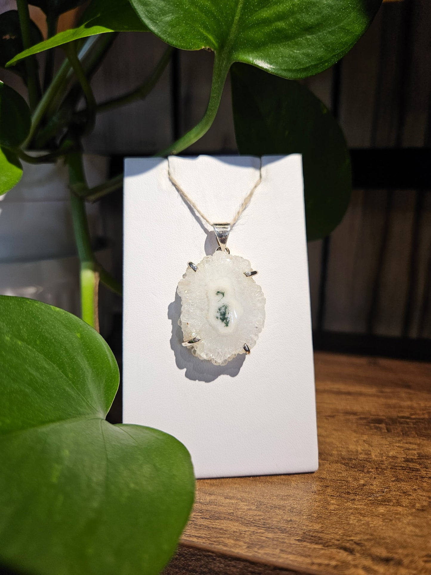 White Stalactite Pendant