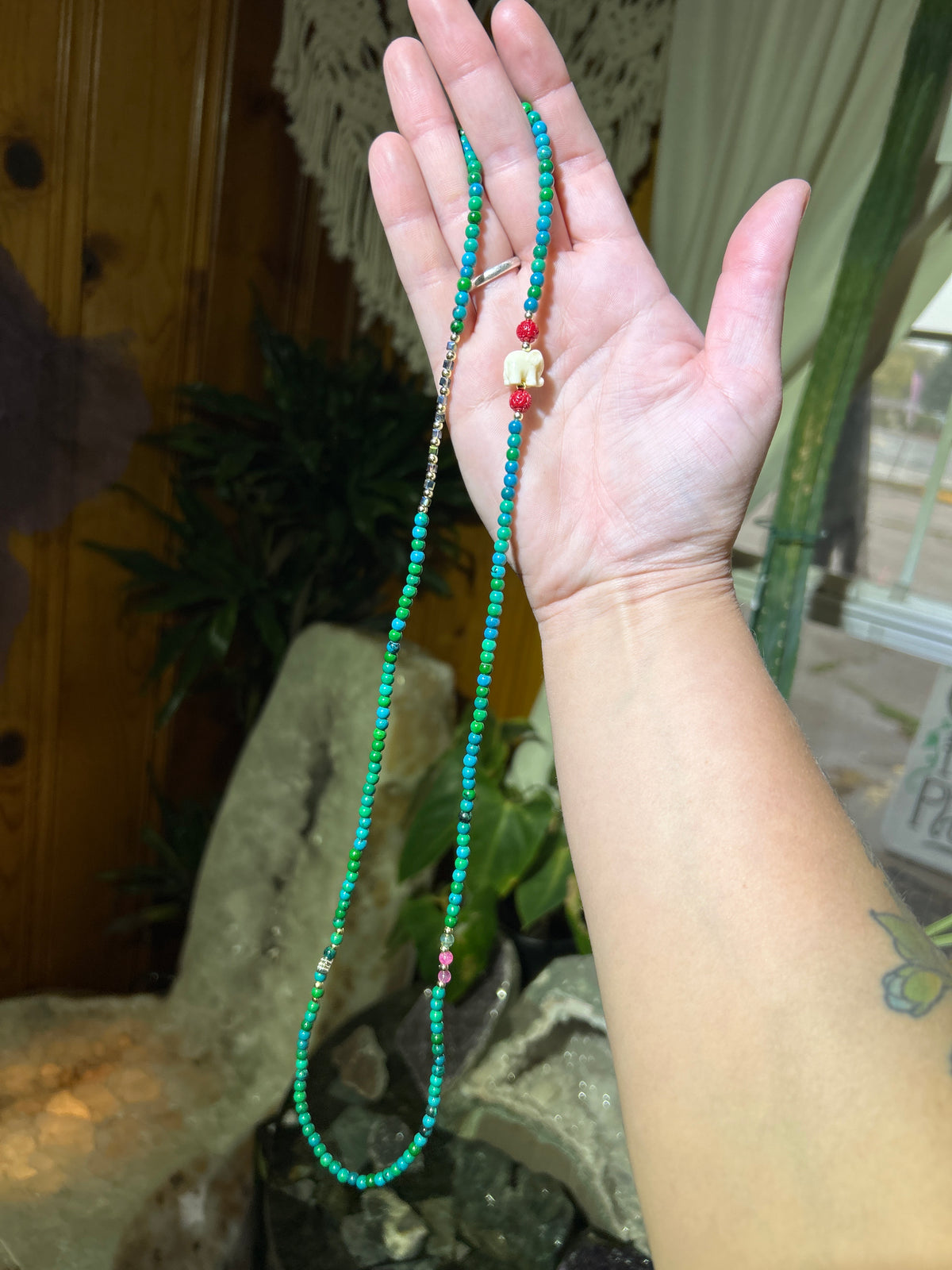 Multi-Way Stretchy Stone Necklace/Bracelet/Anklet