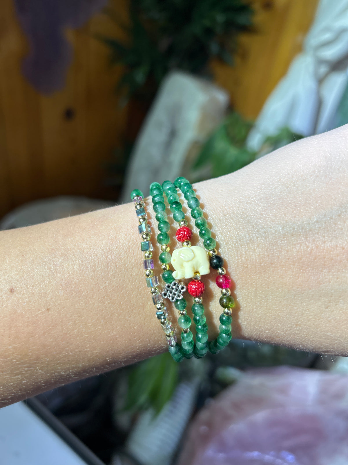 Multi-Way Stretchy Stone Necklace/Bracelet/Anklet