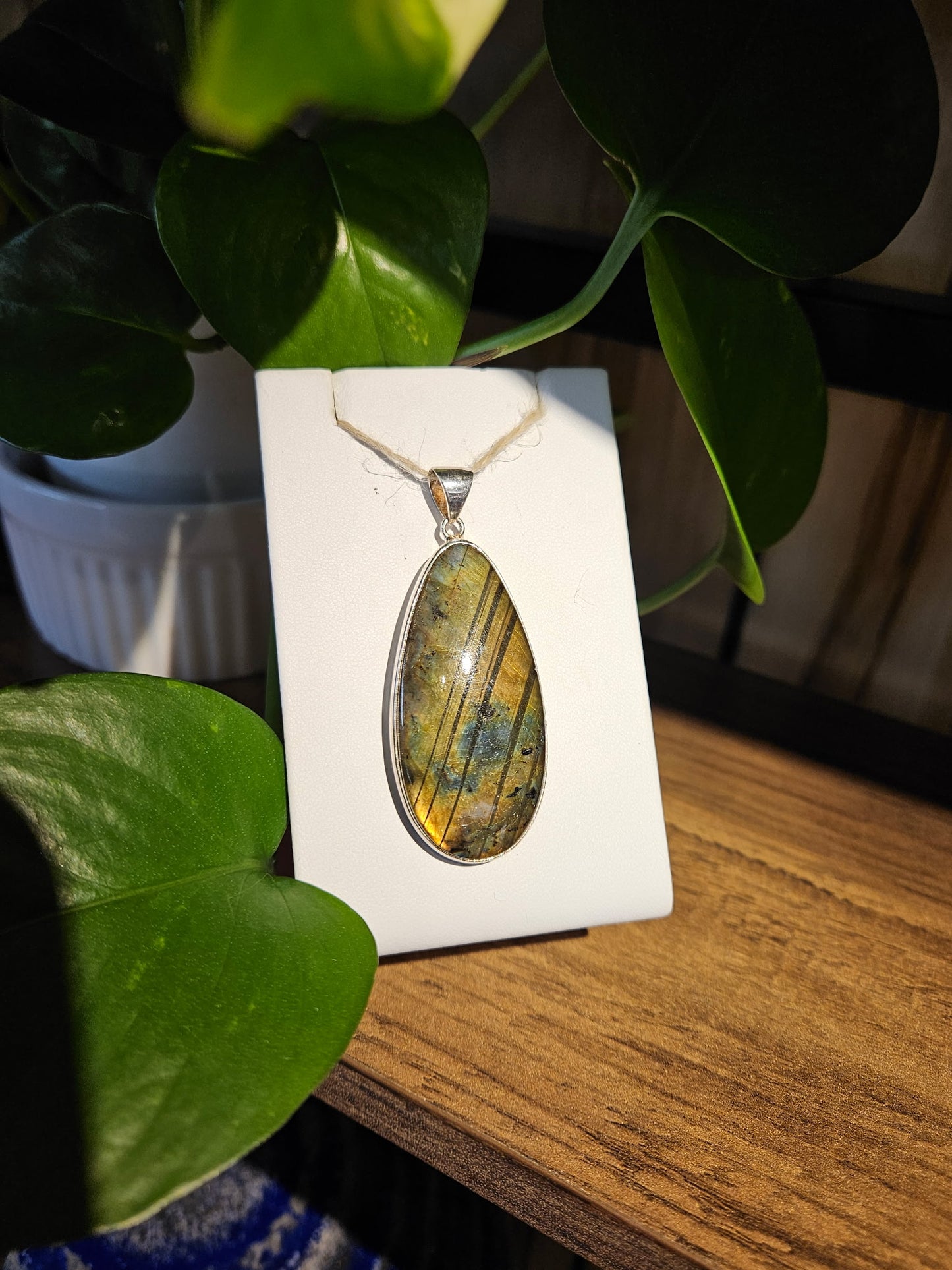 Golden Labradorite Pendant