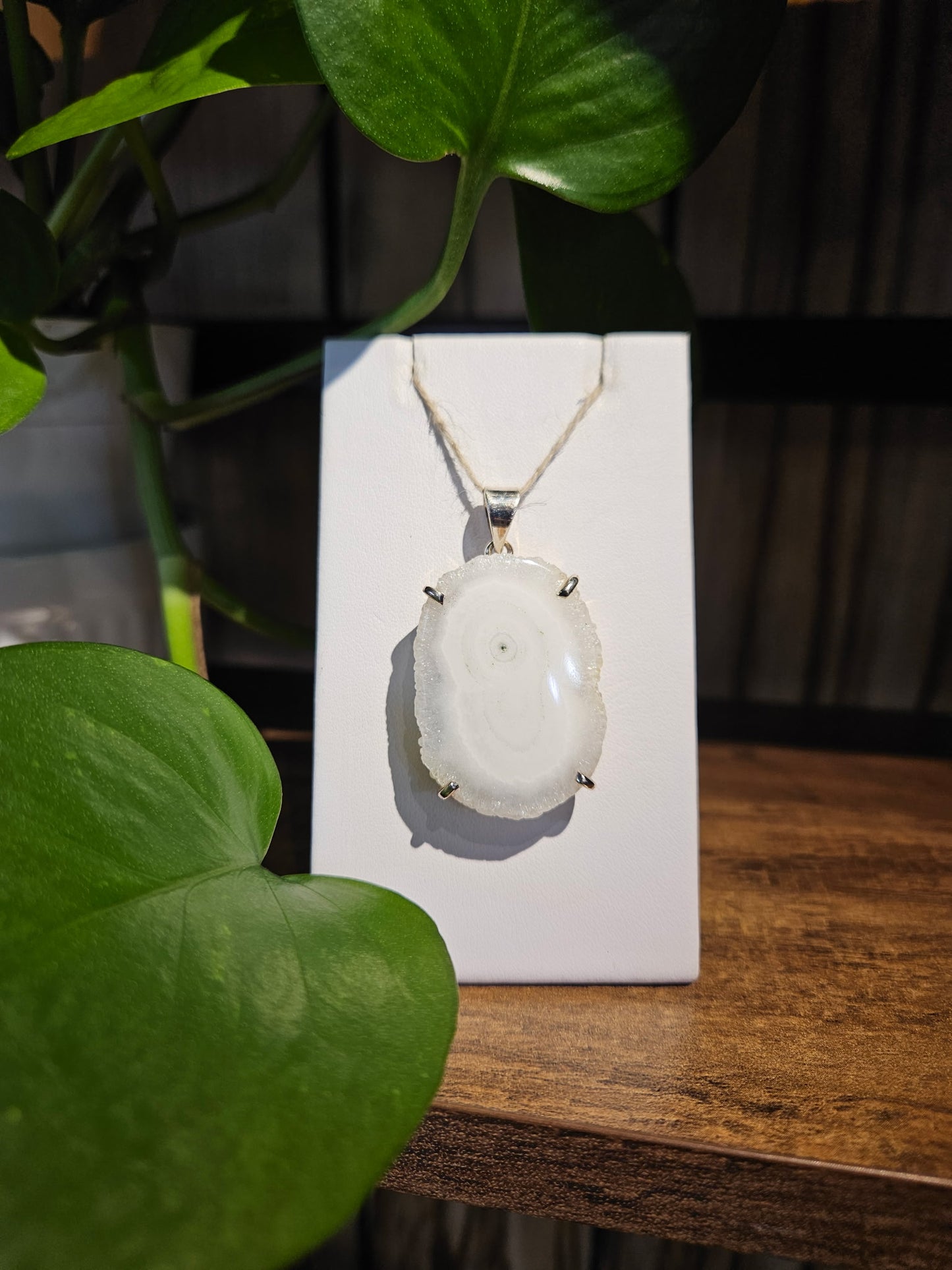 White Stalactite Pendant