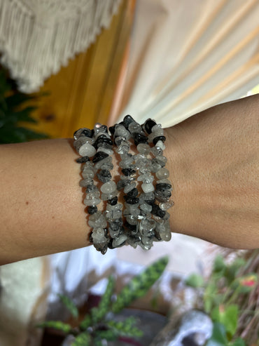Gemstone Chip Bracelets