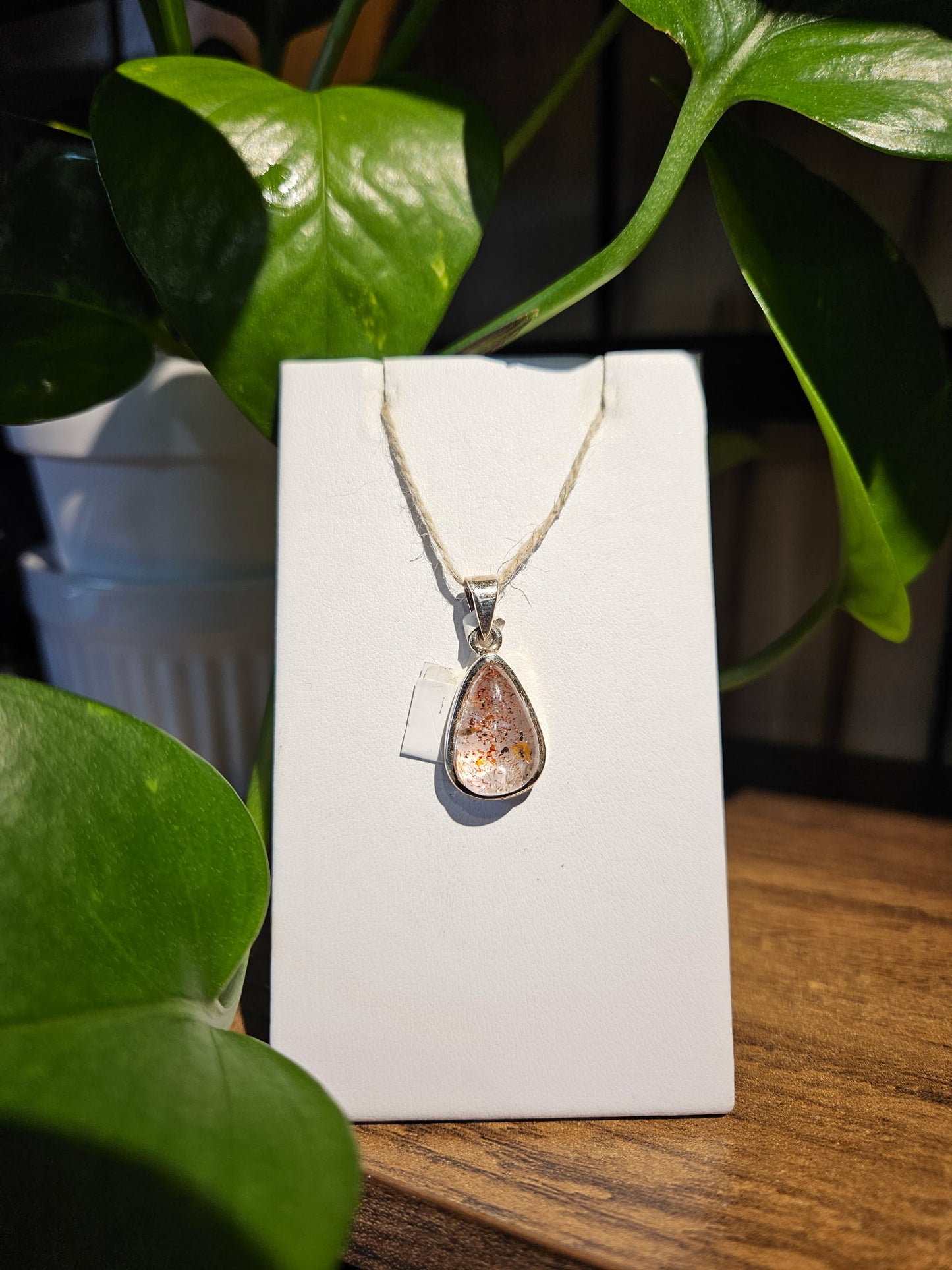 Harlequin Quartz Pendant