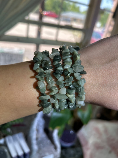Gemstone Chip Bracelets