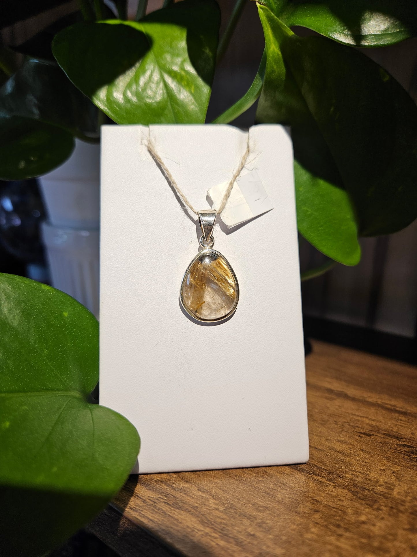 Rutilated Quartz Pendant