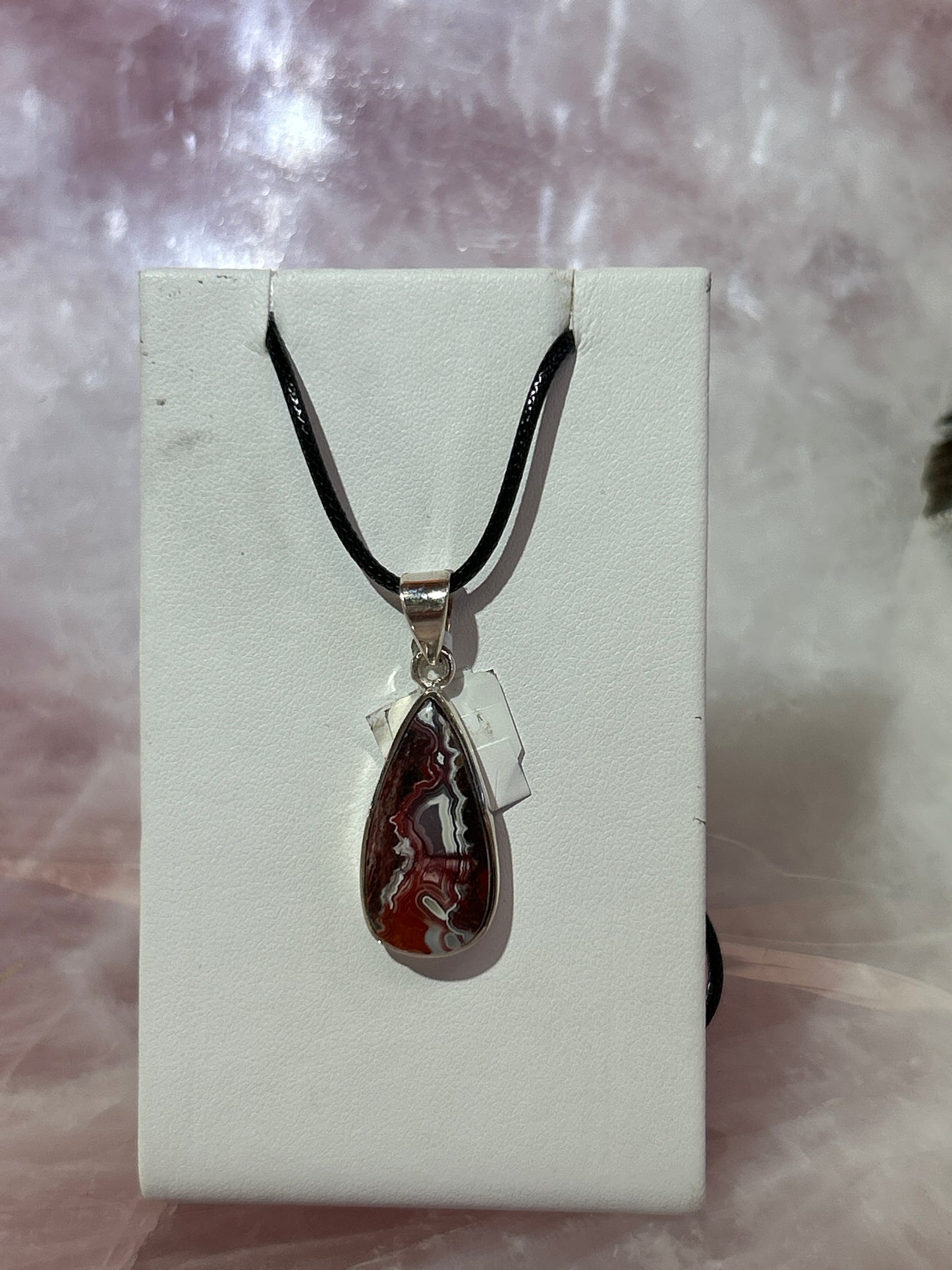 Crazy Lace Agate Pendant