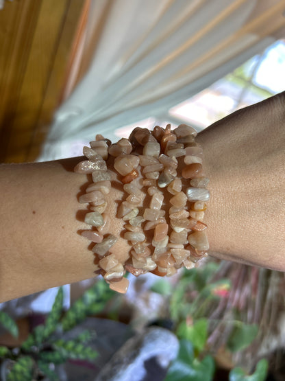 Gemstone Chip Bracelets