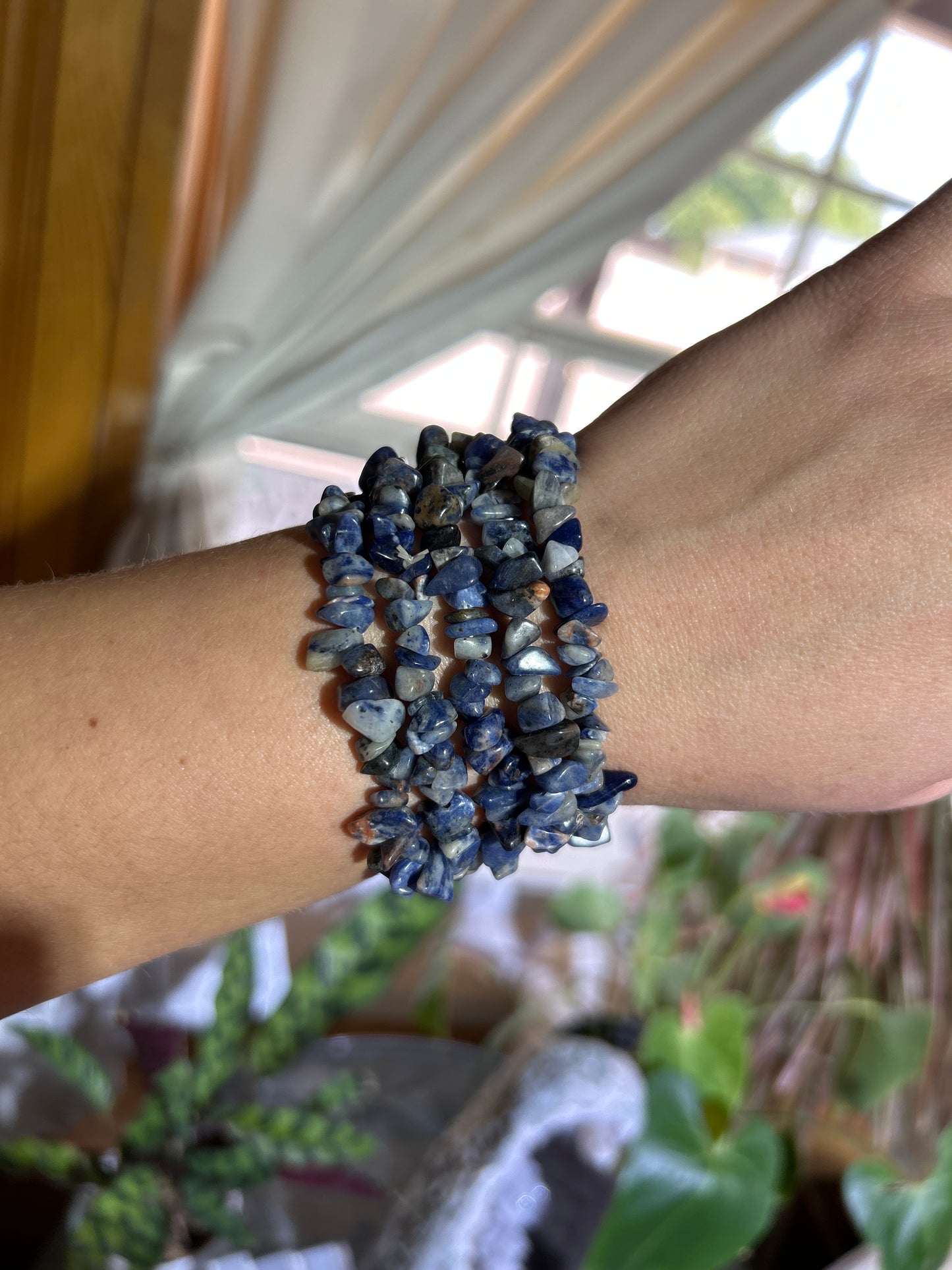 Gemstone Chip Bracelets