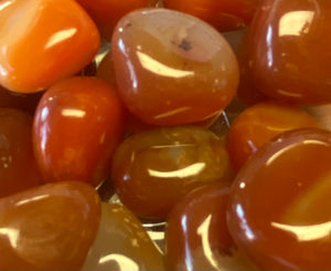 Carnelian  Tumble Stone