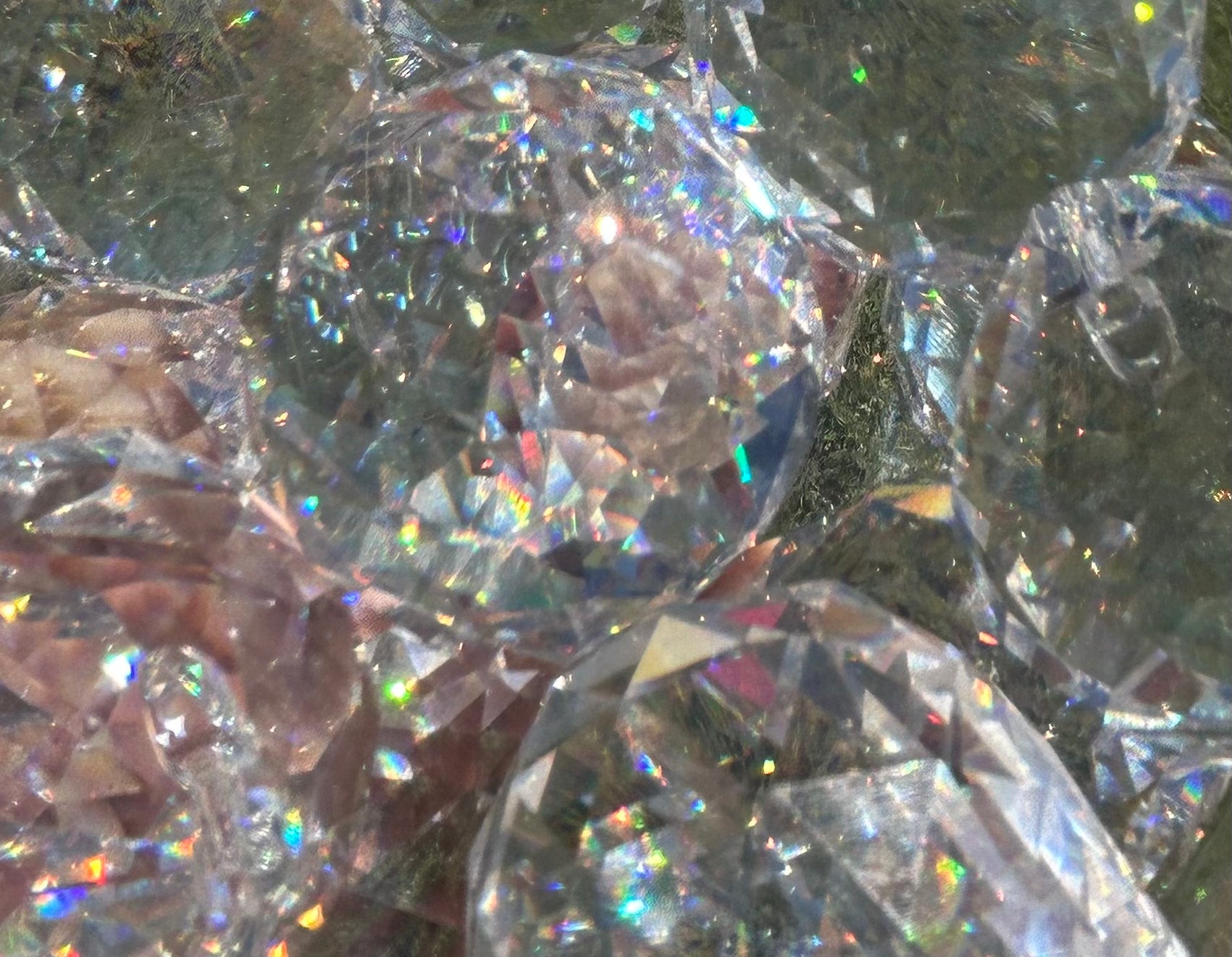 Faceted Crystal Hanging Ball Large Mountain Mineral Market