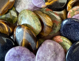 Heart Palm Stones