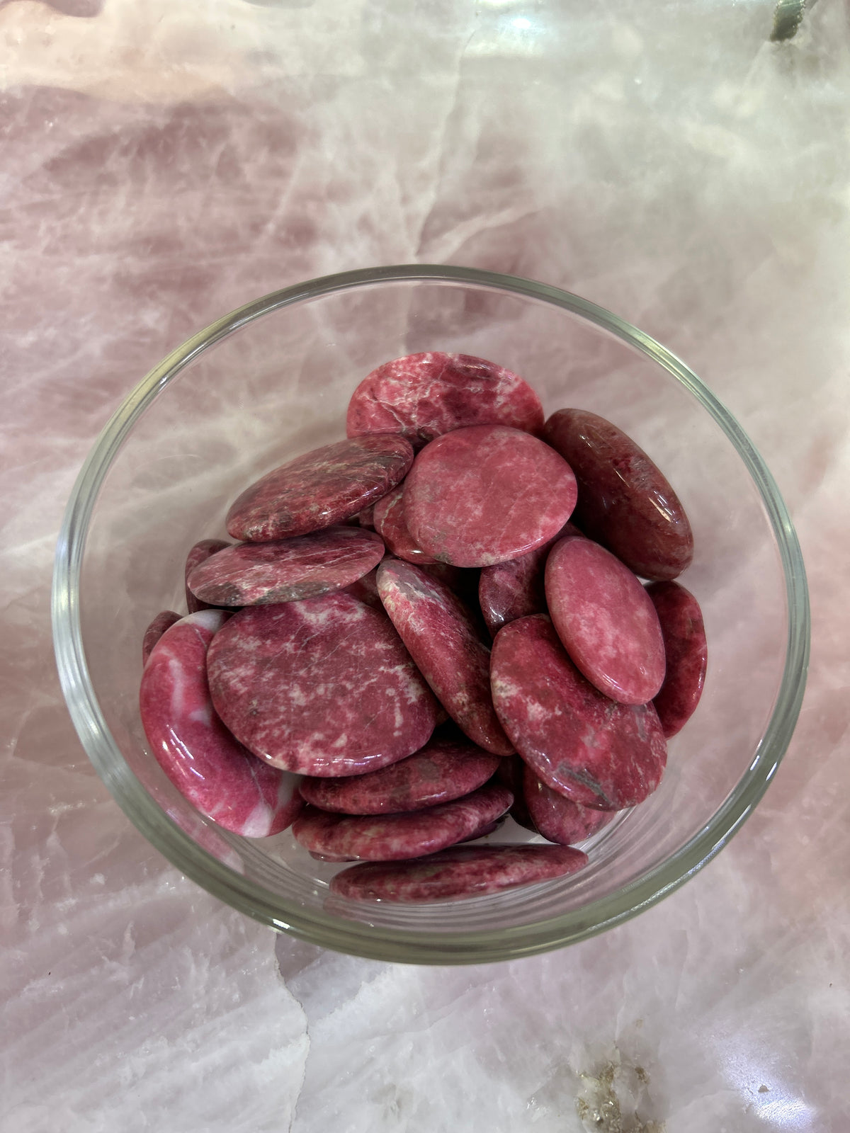 Thulite Worry Stone