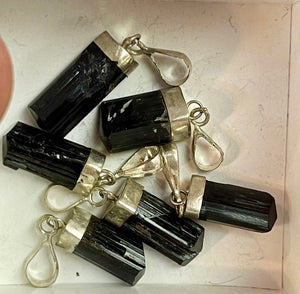 Black Tourmaline Pendants