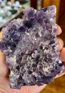 Purple Fluorite on Matrix