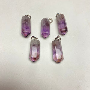 Amethyst Obelisk Pendant